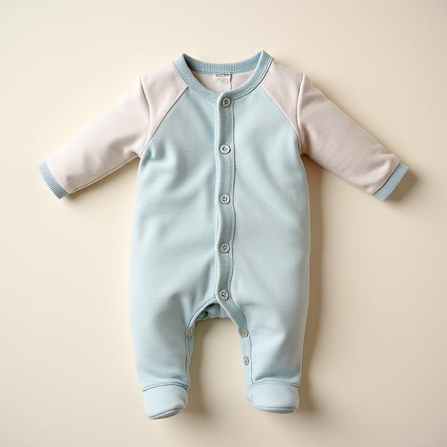 Conjunto de algodón orgánico para recién nacido.
