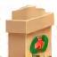 Icono de caja de embalaje reciclado